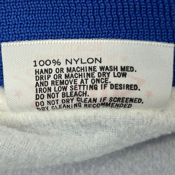 Vintage 90s Illinois State Handball Champions Satin Jacket IHA Blue XL X-Large - Picture 9 of 10